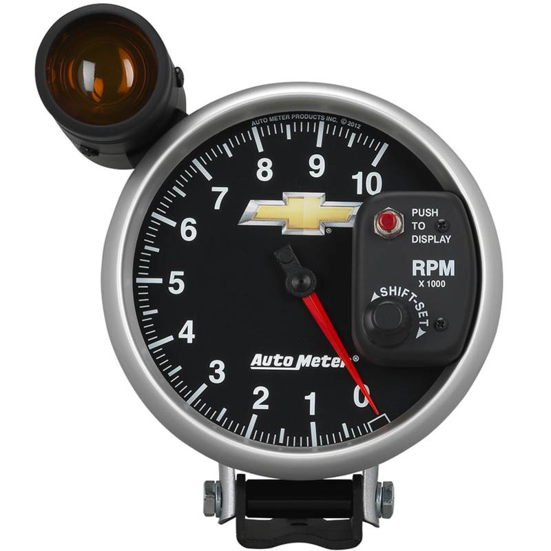 AutoMeter - AutoMeter GAUGE, TACH, 5" , 10K RPM, PEDESTAL W/ EXT. SHIFT-LITE, GM COPO CAMARO 880445