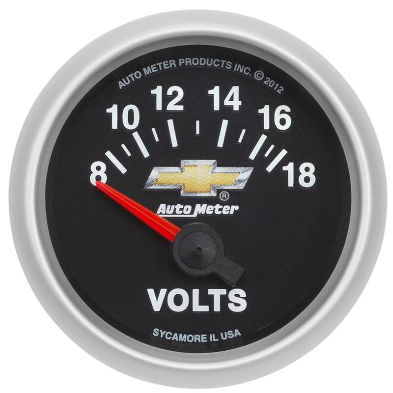 AutoMeter - AutoMeter GAUGE, VOLTMETER, 2 1/16" , 18V, ELECTRIC, GM COPO CAMARO 880444