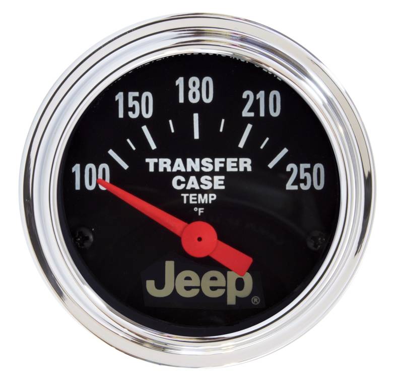 AutoMeter - AutoMeter GAUGE, TRANSFER CASE TEMP, 2 1/16" , 250 Degrees F, ELEC, JEEP 880430