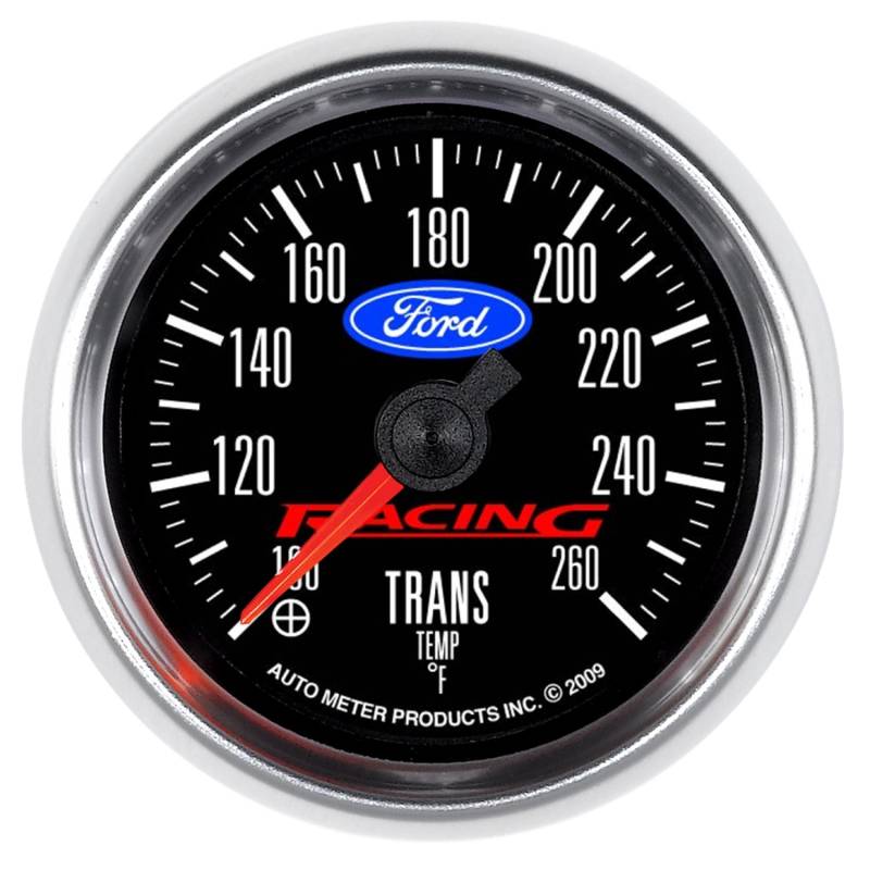 AutoMeter - AutoMeter GAUGE,TRANS TEMP,2 1/16",100-260 Degrees F,DIGITAL STEPPER MOTOR,FORD RACING 880314