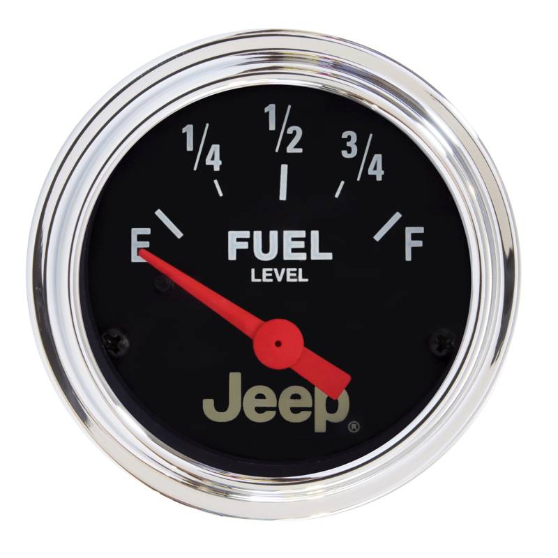 AutoMeter - AutoMeter GAUGE, FUEL LEVEL, 2 1/16" , 0OE TO 90OF, ELEC, JEEP 880243