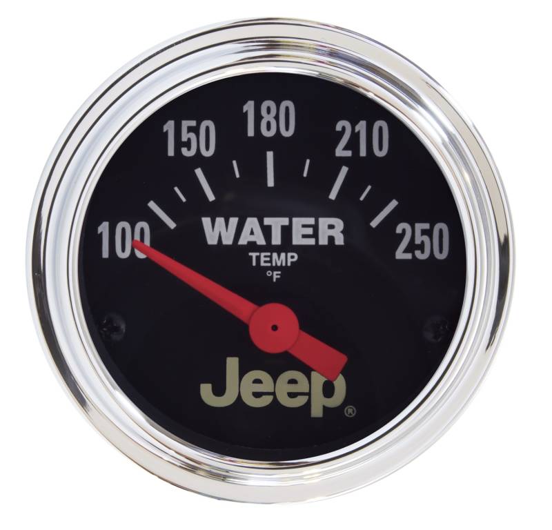 AutoMeter - AutoMeter GAUGE, WATER TEMP, 2 1/16" , 250 Degrees F, ELEC, JEEP 880241