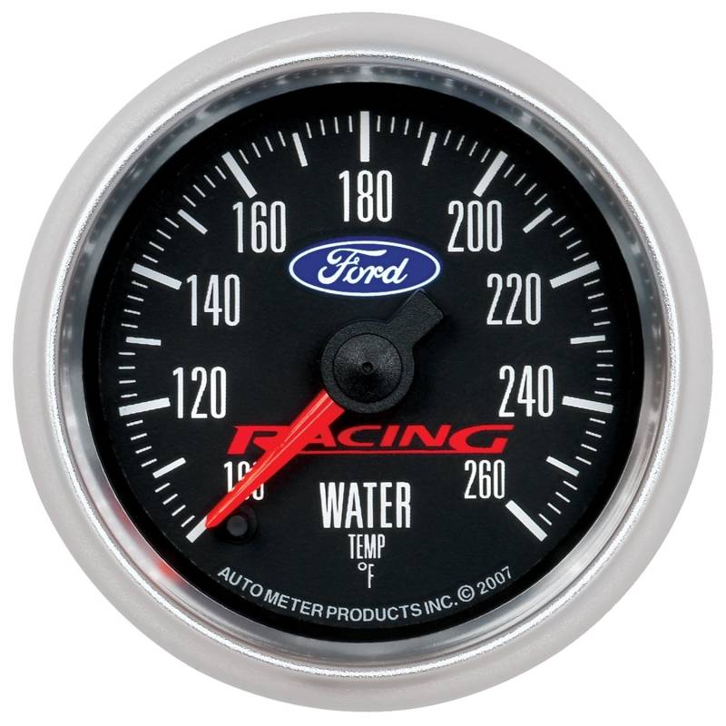 AutoMeter - AutoMeter GAUGE,WATER TEMP,2 1/16",100-260 Degrees F,DIGITAL STEPPER MOTOR,FORD RACING 880086