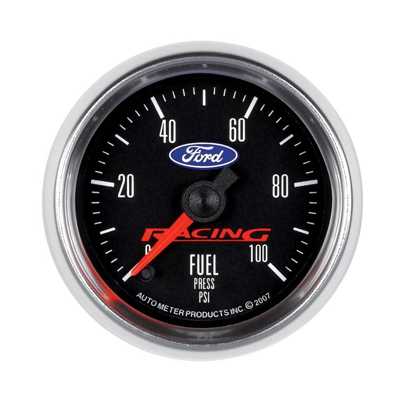 AutoMeter - AutoMeter GAUGE, FUEL PRESS, 2 1/16" , 100PSI, DIGITAL STEPPER MOTOR, FORD RACING 880080