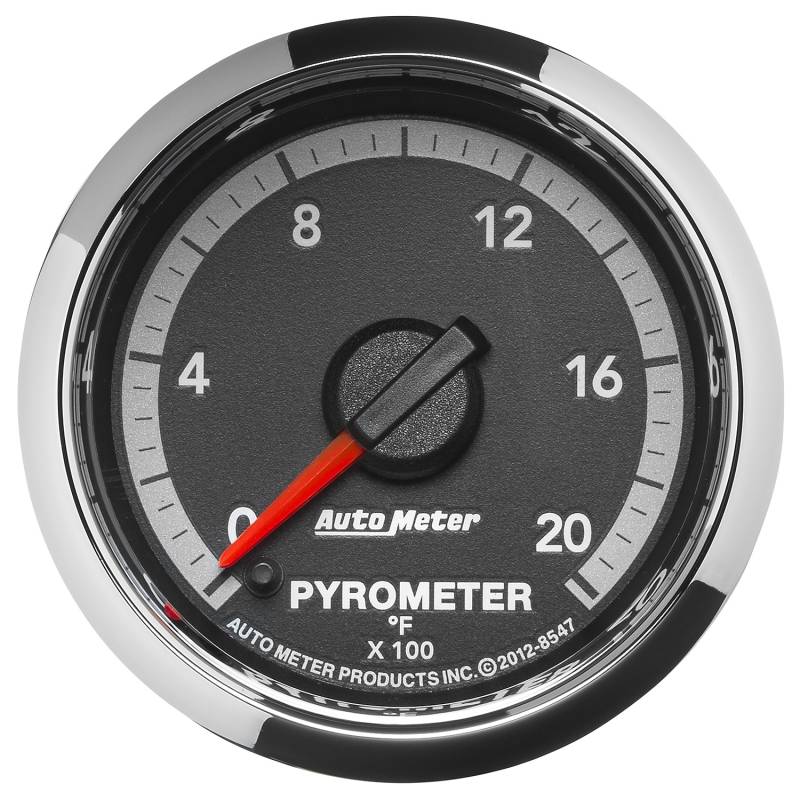 AutoMeter - AutoMeter GAUGE,PYRO. (EGT),2 1/16",2000 Degrees F,STEPPER MOTOR,RAM GEN 4 FACT. MATCH 8547