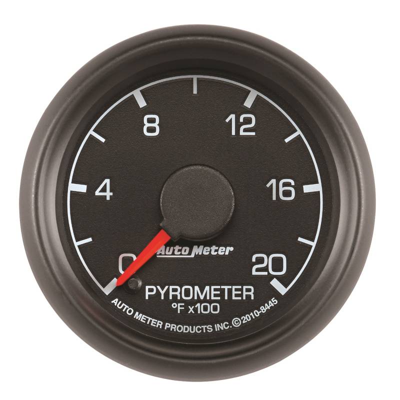 AutoMeter - AutoMeter GAUGE,PYROMETER (EGT),2 1/16",2000 Degrees F,STEPPER MOTOR,FORD FACTORY MATCH 8445