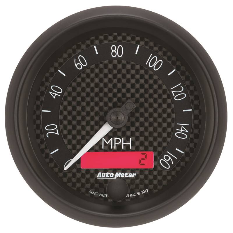 AutoMeter - AutoMeter GAUGE, SPEEDOMETER, 3 3/8" , 160MPH, ELEC. PROGRAMMABLE, GT 8088