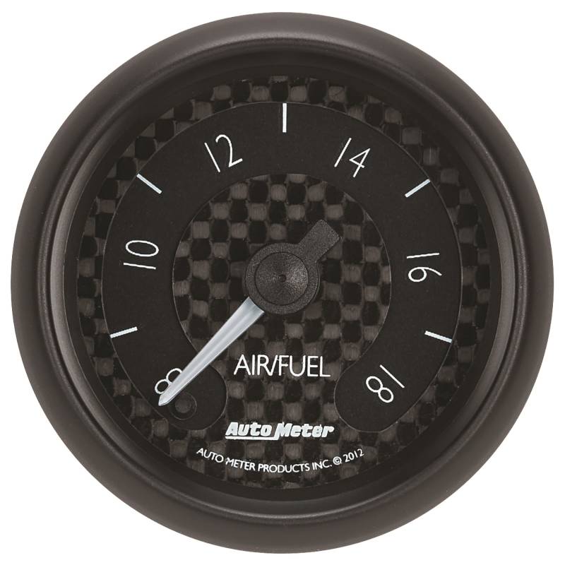 AutoMeter - AutoMeter GAUGE, AIR/FUEL RATIO-WIDEBAND, ANALOG, 2 1/16" , 8:1-18:1, STEPPER MOTOR, GT 8070