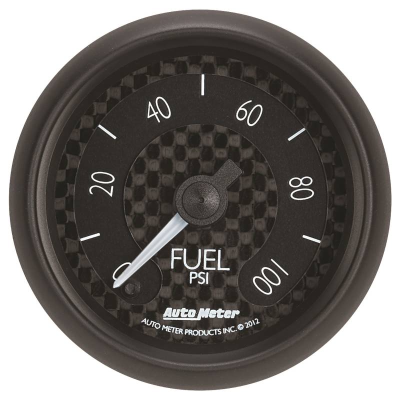 AutoMeter - AutoMeter GAUGE, FUEL PRESSURE, 2 1/16" , 100PSI, DIGITAL STEPPER MOTOR, GT 8063