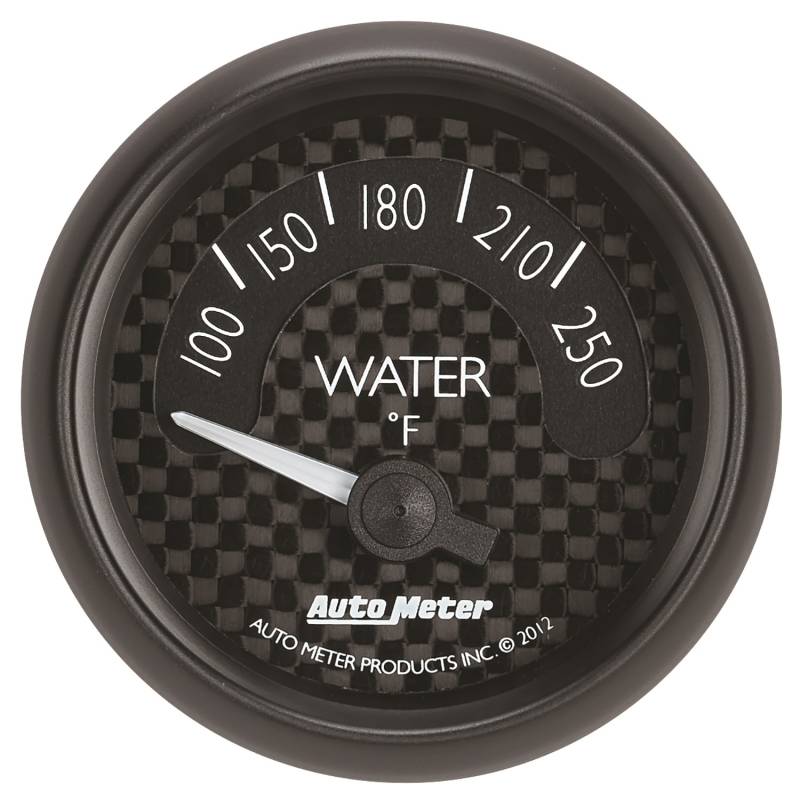 AutoMeter - AutoMeter GAUGE, WATER TEMP, 2 1/16" , 250 Degrees F, ELEC, GT 8037