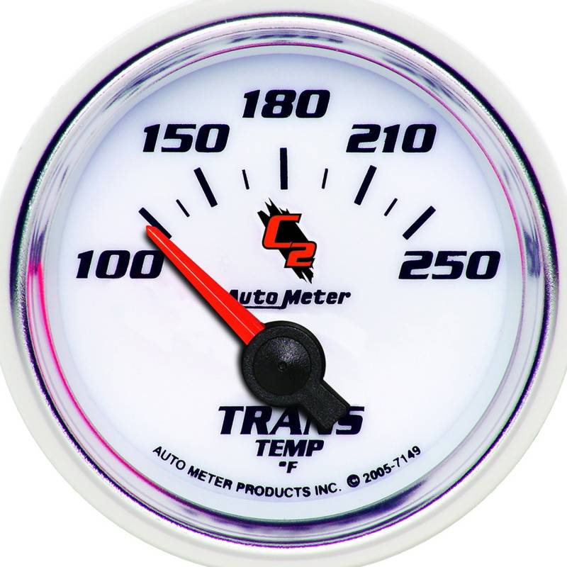 AutoMeter - AutoMeter GAUGE, TRANSMISSION TEMP, 2 1/16" , 100-250 Degrees F, ELECTRIC, C2 7149