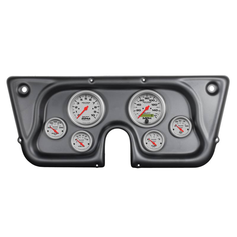 AutoMeter - AutoMeter GAUGE KIT, 6 PC, CHEVY TRK C/K/K5/SUBRBN 67-72, TACH/MPH/FUEL/OILP/WTMP/VOLT, UL 7032-UL