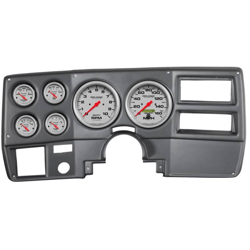 AutoMeter - AutoMeter GAUGE KIT, 6 PC, CHEVY TRUCK/SUBURBAN 73-83, TACH/MPH/FUEL/OILP/WTMP/VOLT, UL 7027-UL