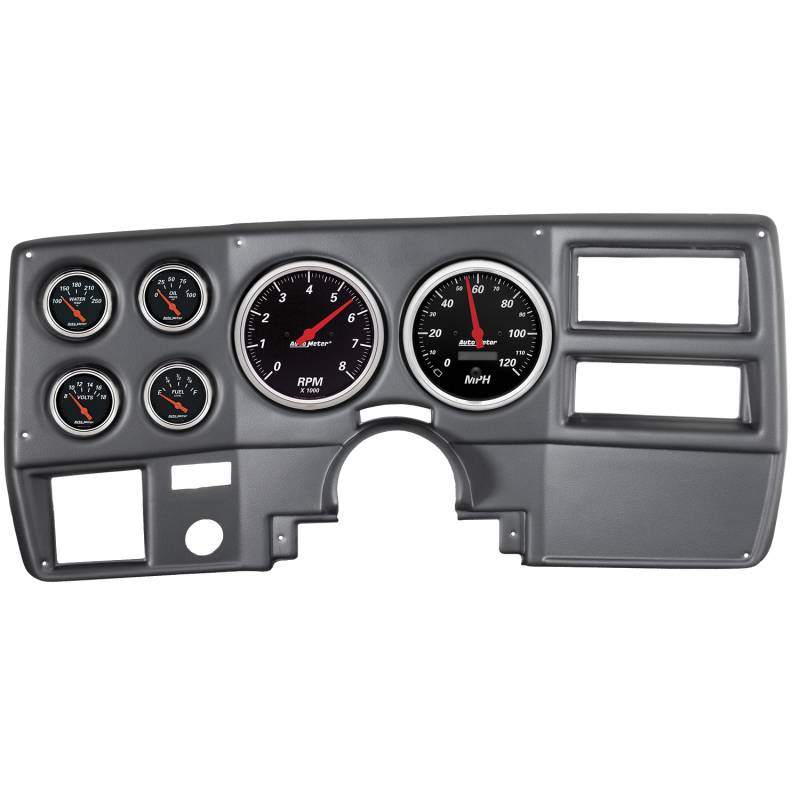 AutoMeter - AutoMeter GAUGE KIT, 6 PC, CHEVY TRUCK/SUBURBAN 73-83, TACH/MPH/FUEL/OILP/WTMP/VOLT, DB 7027-DB