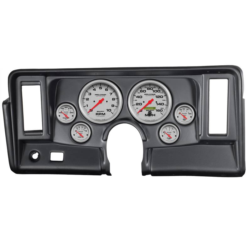 AutoMeter - AutoMeter GAUGE KIT, 6 PC, NOVA 69-76, TACH/MPH/FUEL/OILP/WTMP/VOLT, ULTRA-LITE 7024-UL