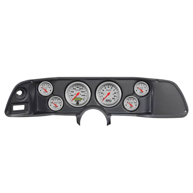 AutoMeter - AutoMeter GAUGE KIT, 6 PC, CAMARO 70-78, TACH/MPH/FUEL/OILP/WTMP/VOLT, ULTRA-LITE 7022-UL