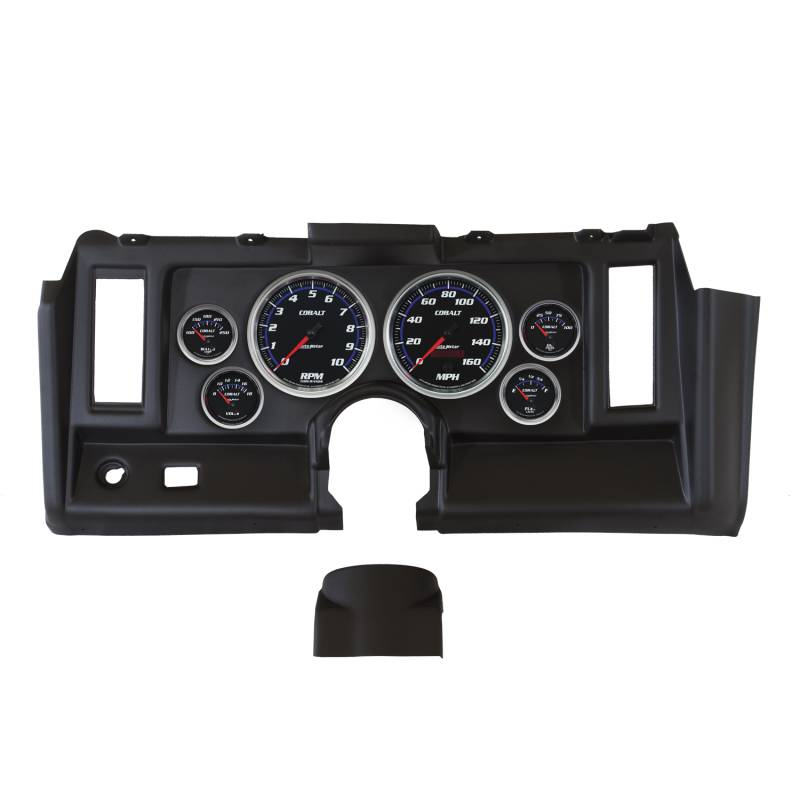 AutoMeter - AutoMeter GAUGE KIT, 6 PC, CAMARO 69, TACH/MPH/FUEL/OILP/WTMP/VOLT, COBALT 7021-CB