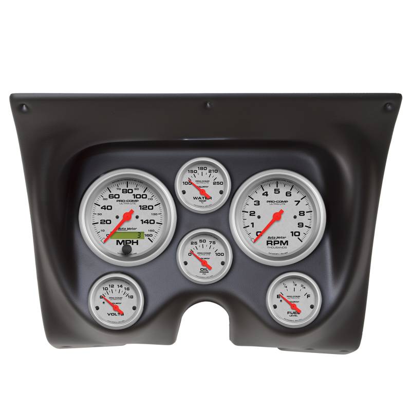 AutoMeter - AutoMeter GAUGE KIT, 6 PC, CAMARO/FIREBIRD 67-68, TACH/MPH/FUEL/OILP/WTMP/VOLT, ULTRA-LITE 7020-UL