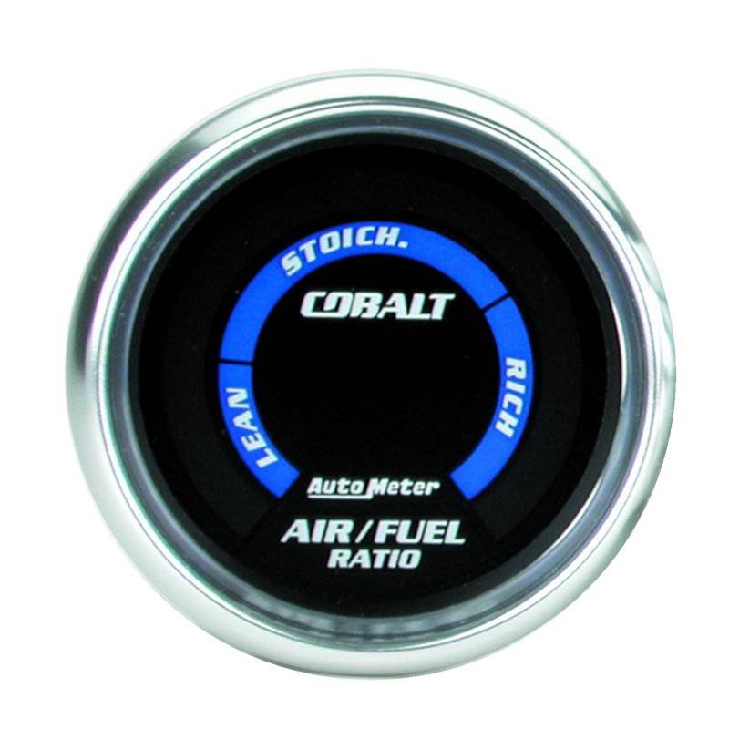 AutoMeter - AutoMeter GAUGE, AIR/FUEL RATIO-NARROWBAND, 2 1/16" , LEAN-RICH, LED ARRAY, COBALT 6175