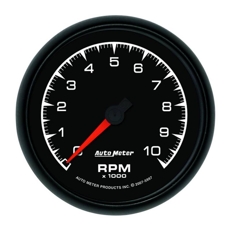 AutoMeter - AutoMeter GAUGE, TACHOMETER, 3 3/8" , 10K RPM, IN-DASH, ES 5997