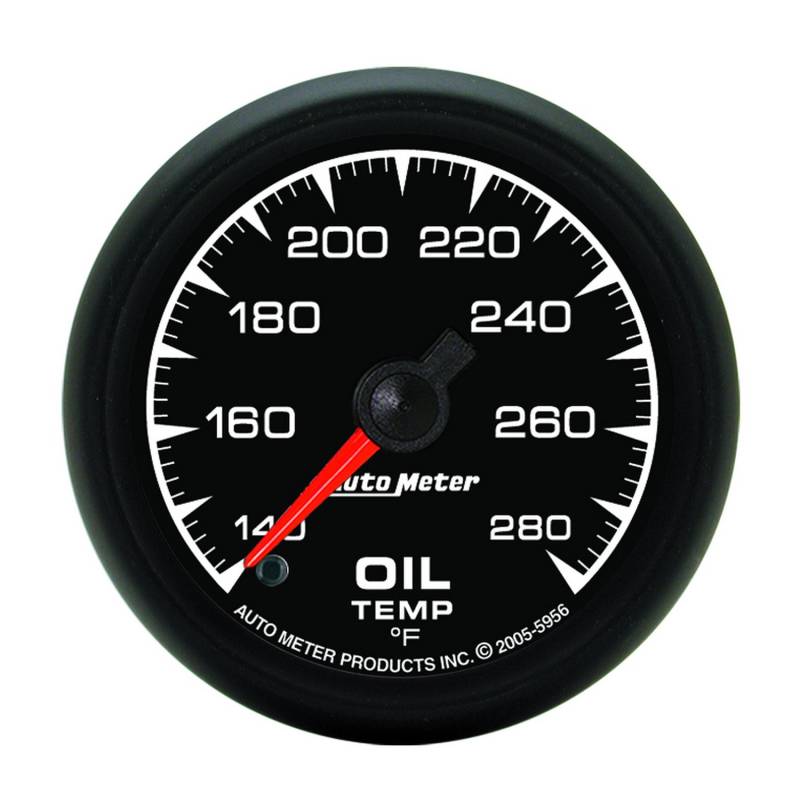 AutoMeter - AutoMeter GAUGE, OIL TEMP, 2 1/16" , 140-280 Degrees F, DIGITAL STEPPER MOTOR, ES 5956