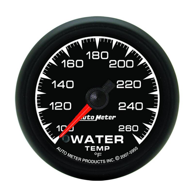 AutoMeter - AutoMeter GAUGE, WATER TEMP, 2 1/16" , 100-260 Degrees F, DIGITAL STEPPER MOTOR, ES 5955