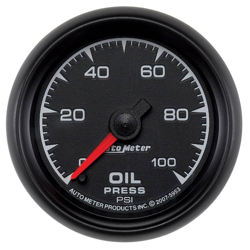 AutoMeter - AutoMeter GAUGE, OIL PRESSURE, 2 1/16" , 100PSI, DIGITAL STEPPER MOTOR, ES 5953