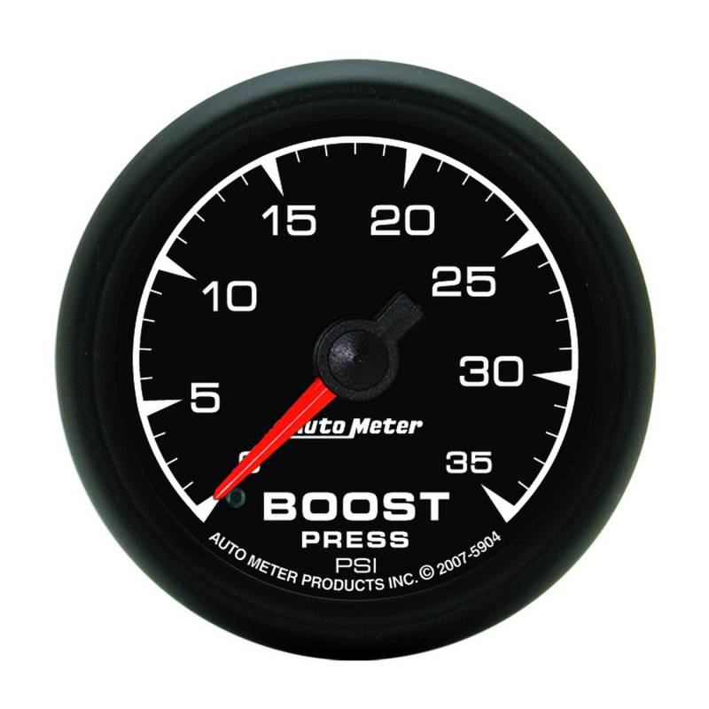 AutoMeter - AutoMeter GAUGE, BOOST, 2 1/16" , 35PSI, MECHANICAL, ES 5904