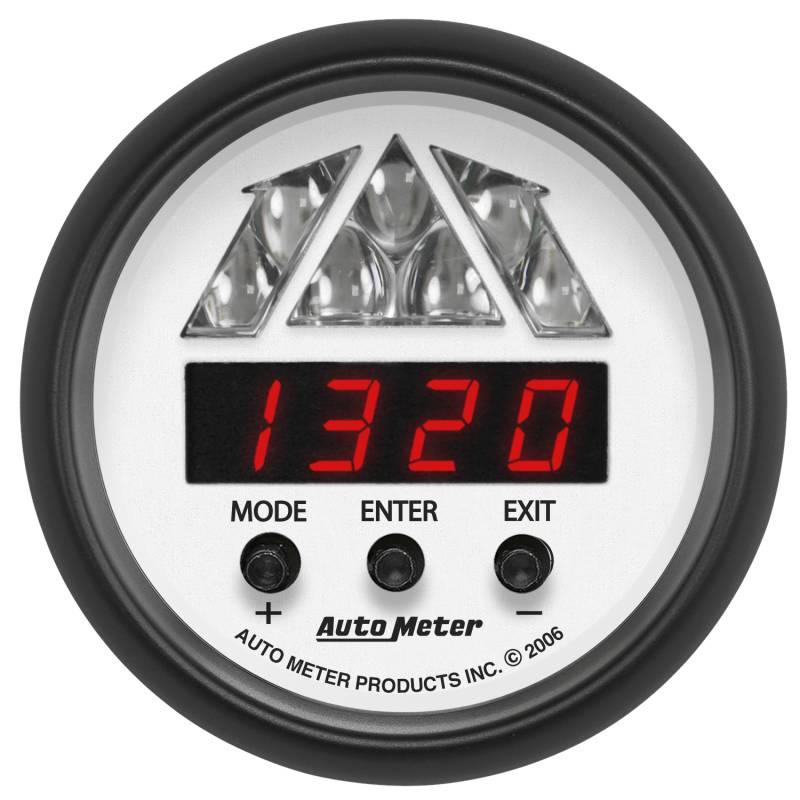 AutoMeter - AutoMeter GAUGE, TACHOMETER, DIGITAL RPM W/ LED SHIFT LIGHT, PHANTOM 5787