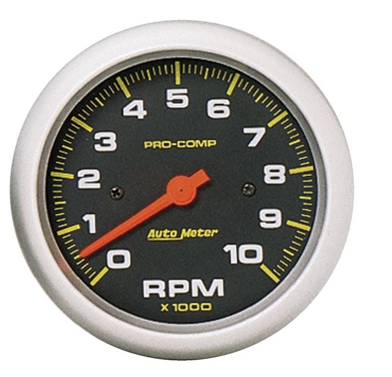 AutoMeter - AutoMeter GAUGE, TACHOMETER, 3 3/8" , 10K RPM, IN-DASH, PRO-COMP 5161