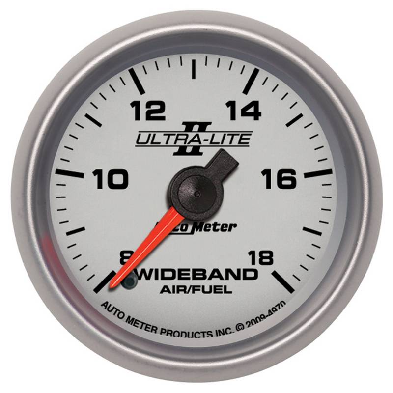 AutoMeter - AutoMeter GAUGE, AIR/FUEL RATIO-WIDEBAND, ANALOG, 2 1/16" , 8:1-18:1, STEPPER MOTOR, UL II 4970