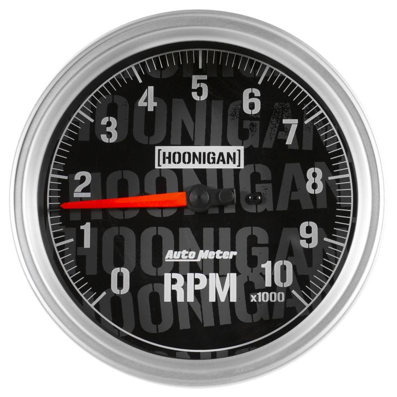 AutoMeter - AutoMeter GAUGE, TACHOMETER, 5" , 10K RPM, IN-DASH, HOONIGAN 4498-09000