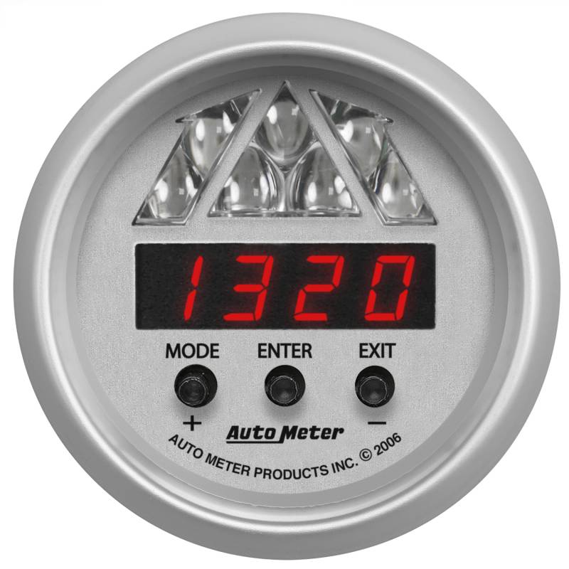 AutoMeter - AutoMeter GAUGE, TACHOMETER, DIGITAL RPM W/ LED SHIFT LIGHT, ULTRA-LITE 4387