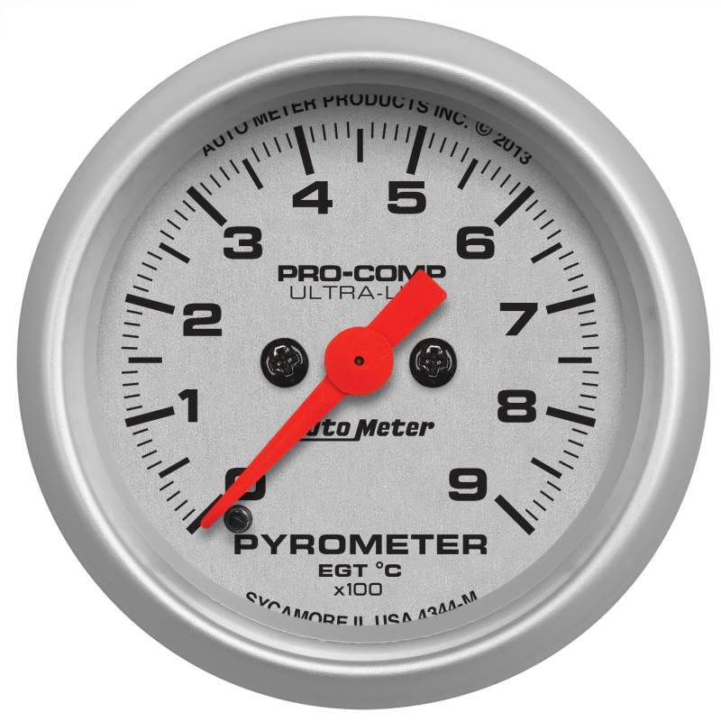 AutoMeter - AutoMeter GAUGE,PYROMETER (EGT),2 1/16",900 Degrees C,DIGITAL STEPPER MOTOR,ULTRA-LITE 4344-M