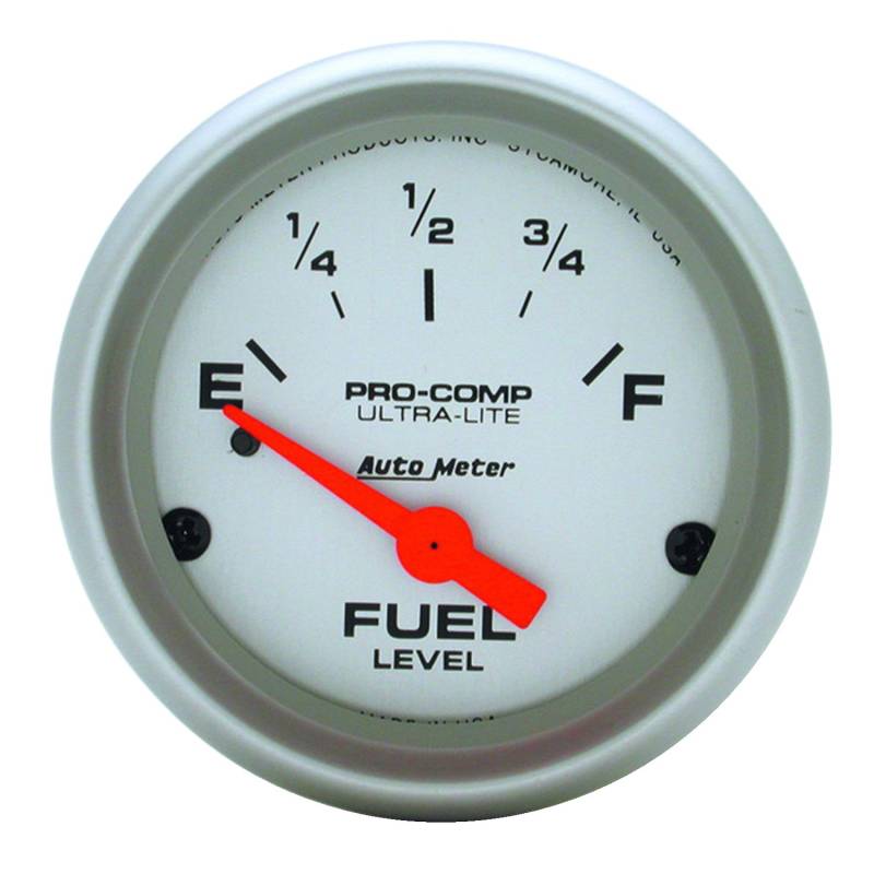 AutoMeter - AutoMeter GAUGE, FUEL LEVEL, 2 1/16" , 0OE TO 30OF, ELEC, ULTRA-LITE 4317