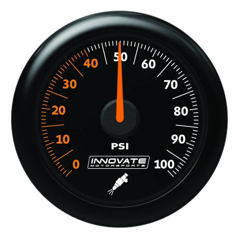 AutoMeter - AutoMeter GAUGE, FUEL PRESSURE, 2 1/16" , 100PSI, DIGITAL STEPPER MOTOR, GS 3863