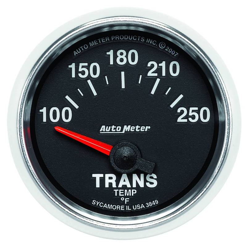 AutoMeter - AutoMeter GAUGE, TRANSMISSION TEMP, 2 1/16" , 100-250 Degrees F, ELECTRIC, GS 3849