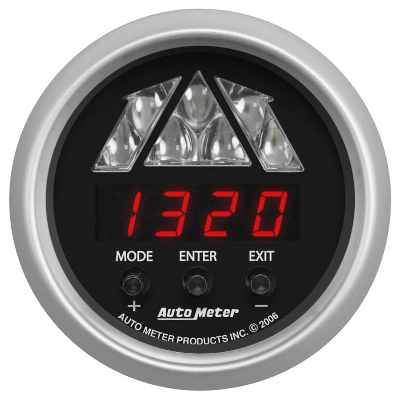 AutoMeter - AutoMeter GAUGE, TACHOMETER, DIGITAL RPM W/ LED SHIFT LIGHT, SPORT-COMP 3387