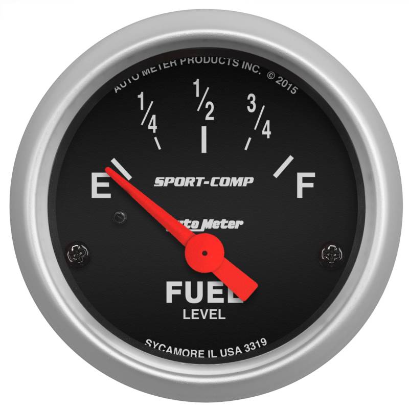 AutoMeter - AutoMeter GAUGE, FUEL LEVEL, 2 1/16" , 73OE TO 10OF(AFTERMARKET LINEAR), ELEC, SPORT-COMP 3319