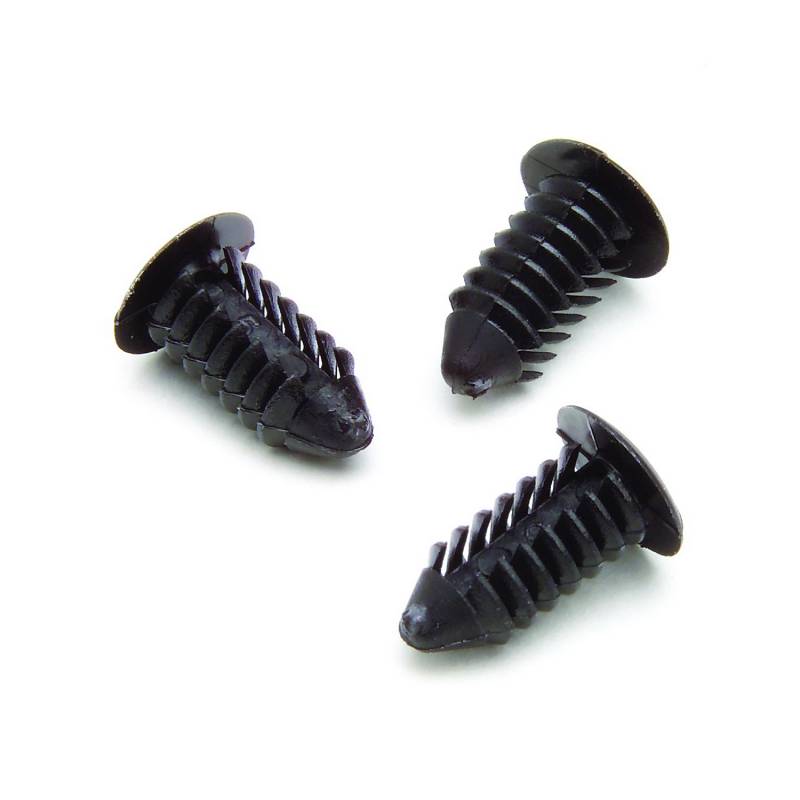 AutoMeter - AutoMeter RATCHET FASTENERS, 10 PCS., BLACK, FOR GAUGE POD / PILLAR INSTALLATION 3281