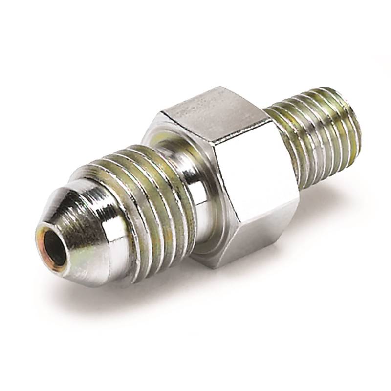 AutoMeter - AutoMeter FITTING, ADAPTER, -4AN MALE TO 1/16" NPT MALE, FOR FORD FUEL RAIL 3275