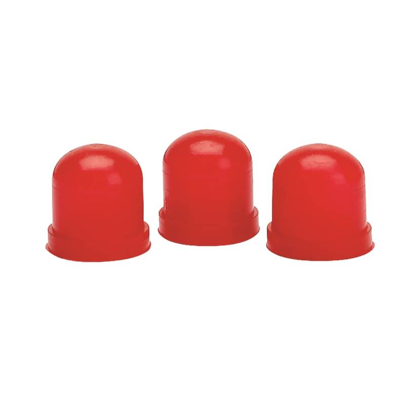 AutoMeter - AutoMeter LIGHT BULB BOOTS, RED, QTY. 3 3214