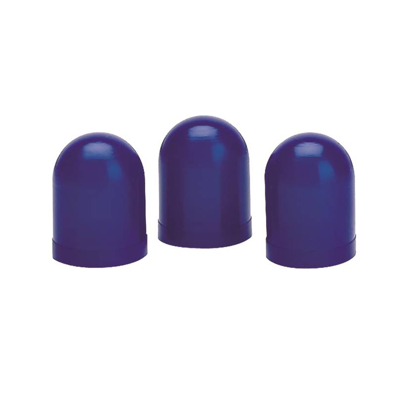 AutoMeter - AutoMeter LIGHT BULB BOOTS, BLUE, QTY. 3 3207