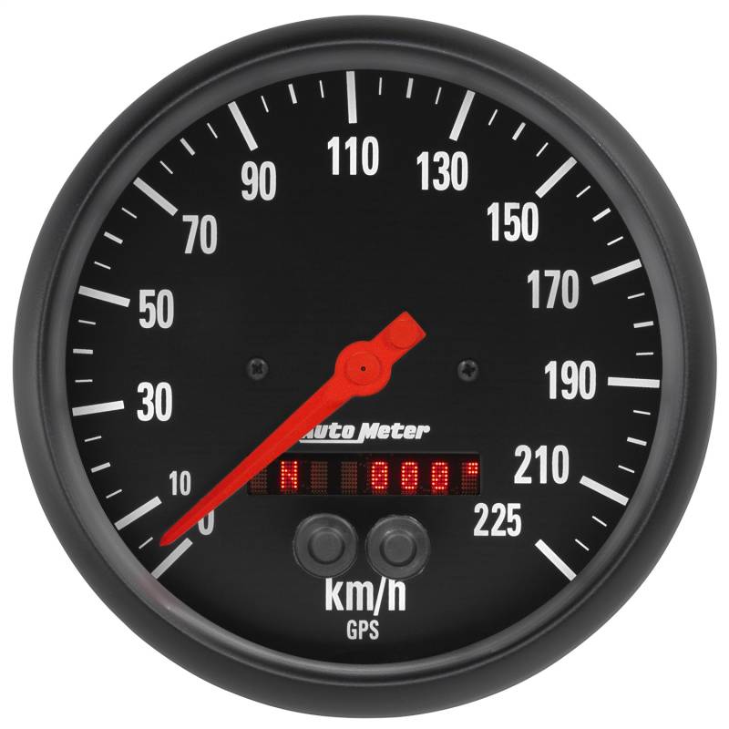 AutoMeter - AutoMeter GAUGE,SPEEDOMETER,5",225KM/H,GPS,Z-SERIES 2684-M