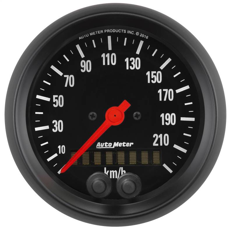 AutoMeter - AutoMeter GAUGE,SPEEDOMETER,3 3/8",225KM/H,GPS,Z-SERIES 2680-M