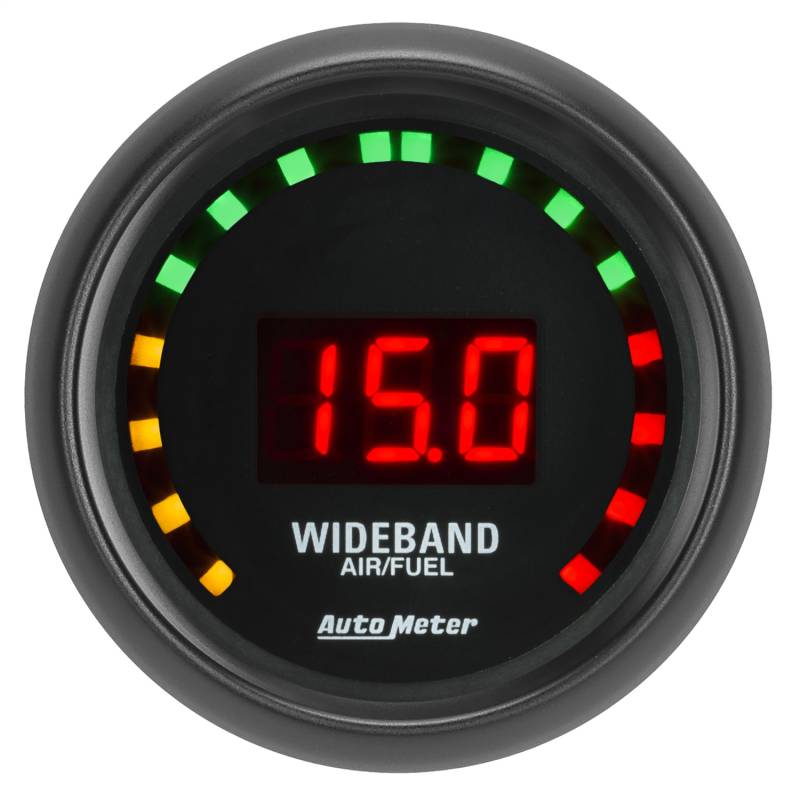 AutoMeter - AutoMeter GAUGE, AIR/FUEL RATIO-WIDEBAND, STREET, 2 1/16" , 10:1-17:1, DIGITAL, Z-SERIES 2679