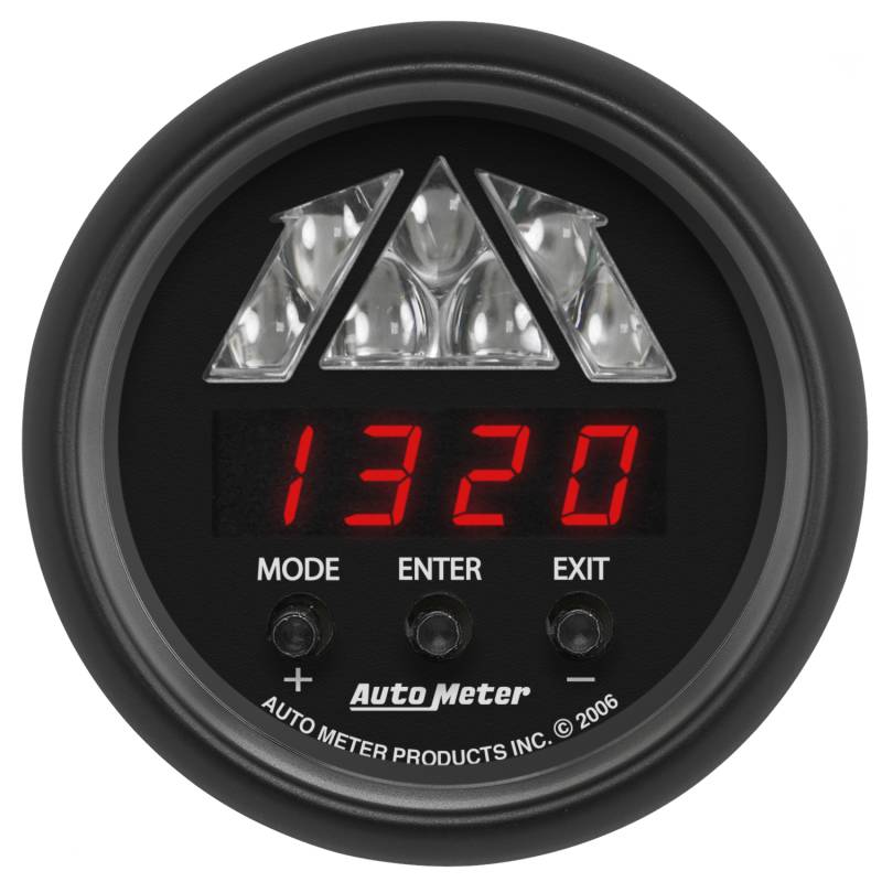 AutoMeter - AutoMeter GAUGE,TACHOMETER,DIGITAL RPM W/ LED SHIFT LIGHT,Z-SERIES 2676