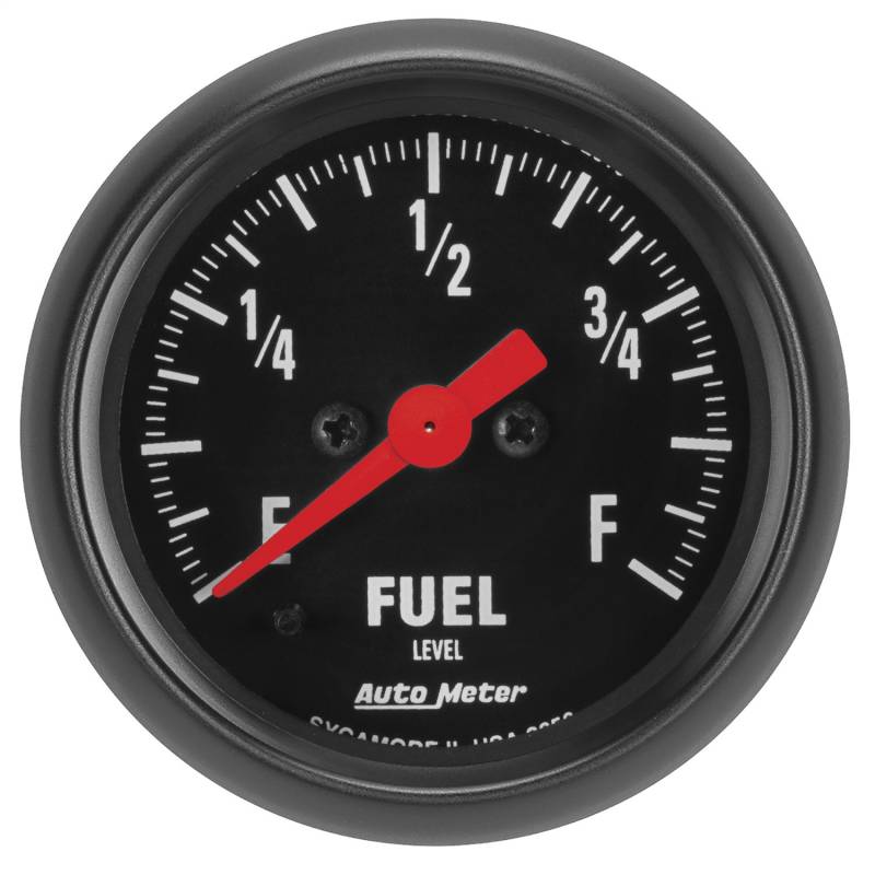 AutoMeter - AutoMeter GAUGE, FUEL LEVEL, 2 1/16" , 0-280O PROGRAMMABLE, Z-SERIES 2656