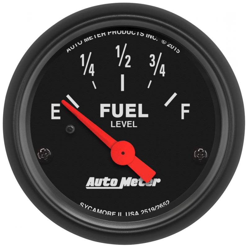 AutoMeter - AutoMeter GAUGE, FUEL LEVEL, 2 1/16" , 73OE TO 10OF(AFTERMARKET LINEAR), ELEC, Z-SERIES 2652