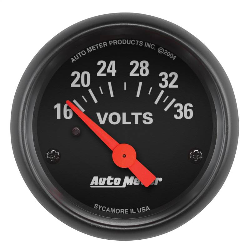 AutoMeter - AutoMeter GAUGE, VOLTMETER, 2 1/16" , 16-36V, ELEC, Z-SERIES 2651